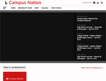 Tablet Screenshot of campusnation.com